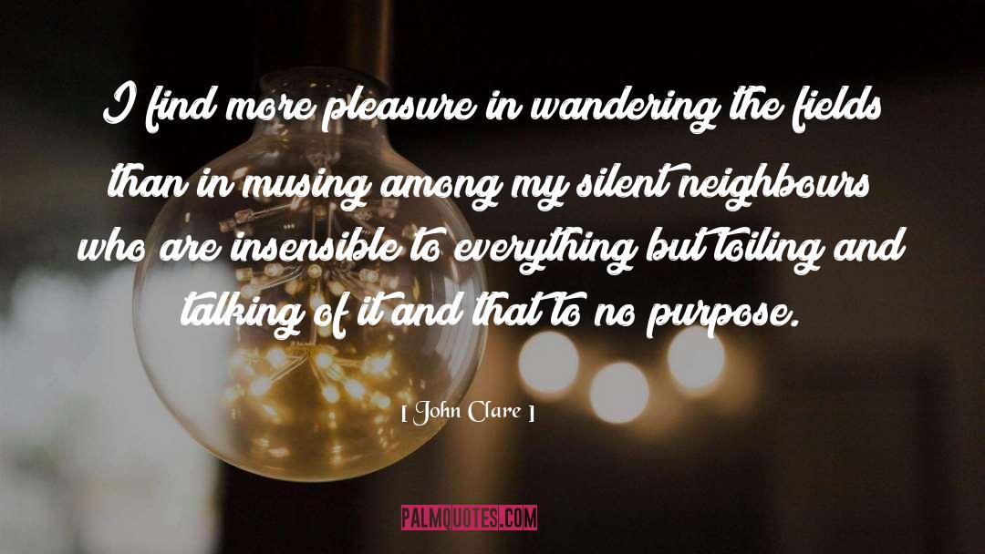 John Clare Quotes: I find more pleasure in