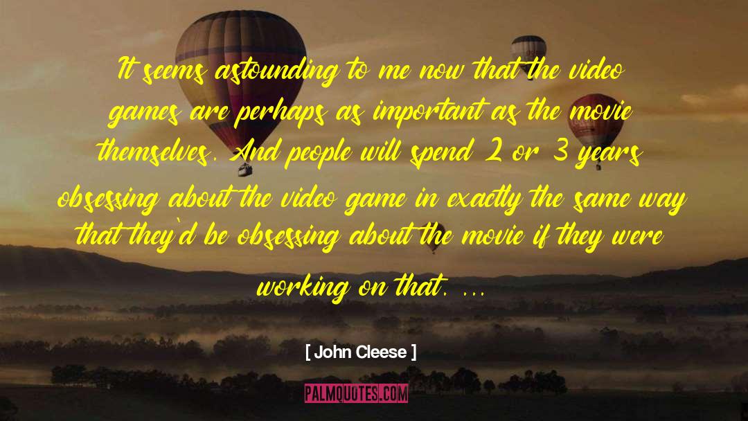John Cleese Quotes: It seems astounding to me