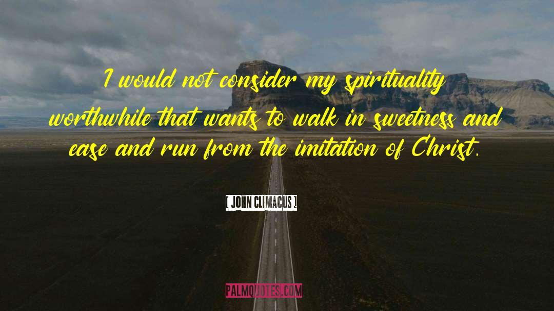 John Climacus Quotes: I would not consider my