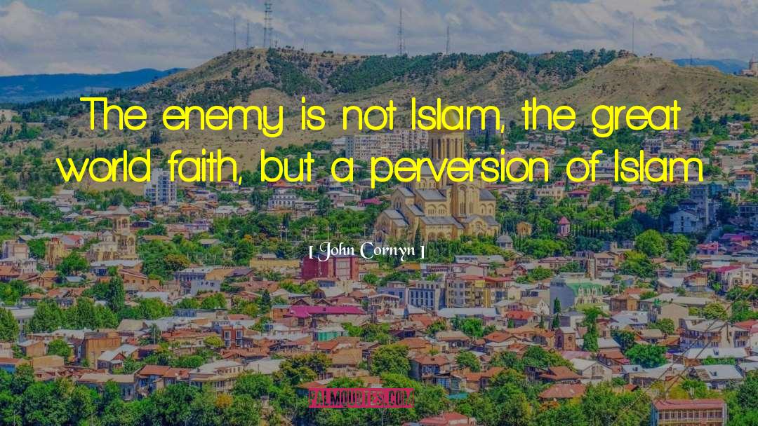 John Cornyn Quotes: The enemy is not Islam,
