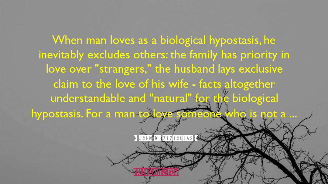 John D. Zizioulas Quotes: When man loves as a