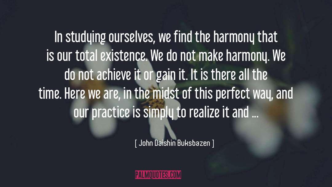 John Daishin Buksbazen Quotes: In studying ourselves, we find