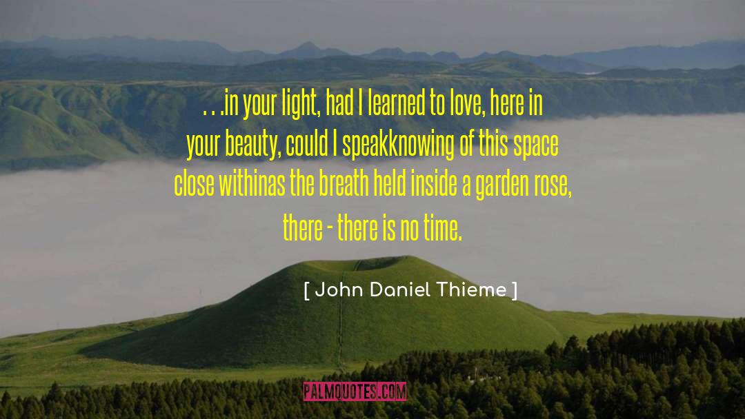 John Daniel Thieme Quotes: . . .in your light,
