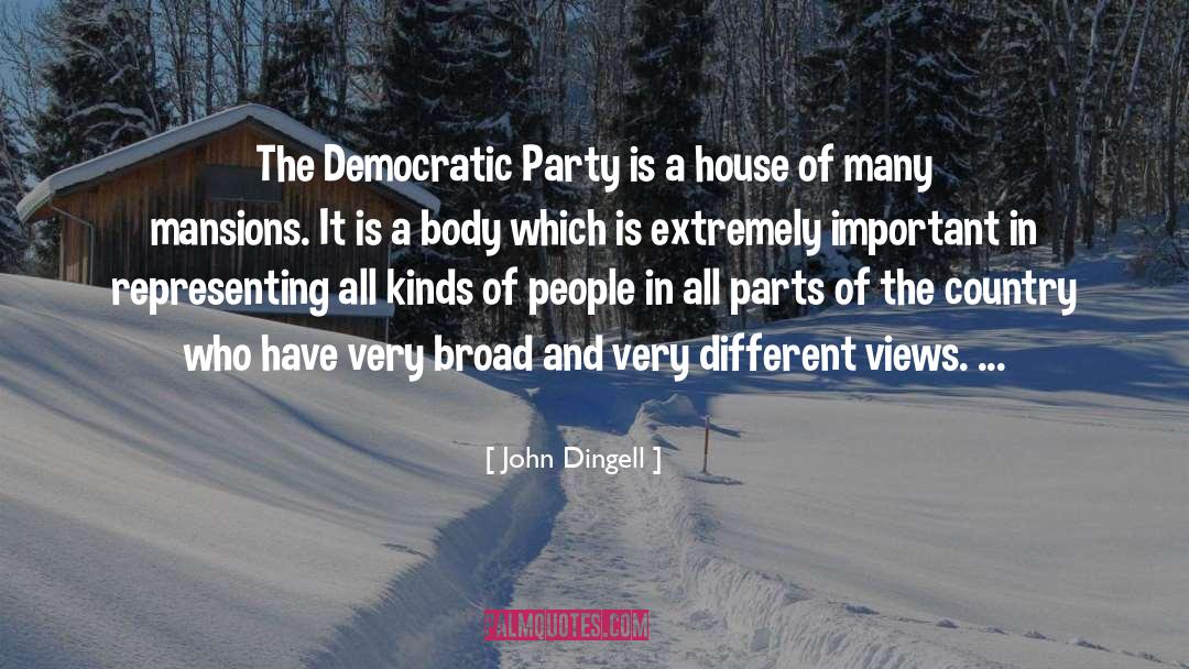 John Dingell Quotes: The Democratic Party is a