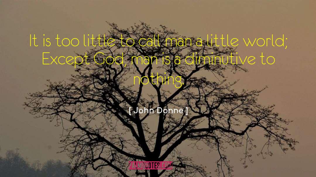 John Donne Quotes: It is too little to