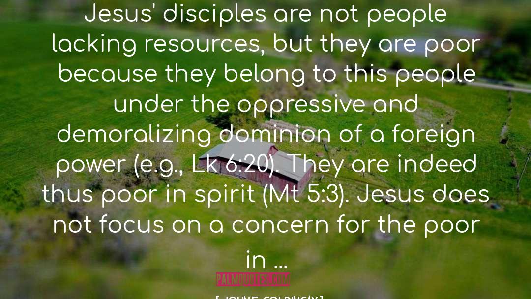 John E. Goldingay Quotes: Jesus' disciples are not people