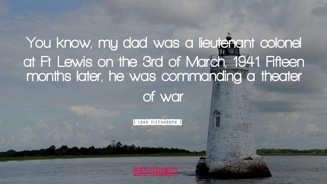 John Eisenhower Quotes: You know, my dad was