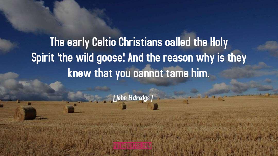 John Eldredge Quotes: The early Celtic Christians called