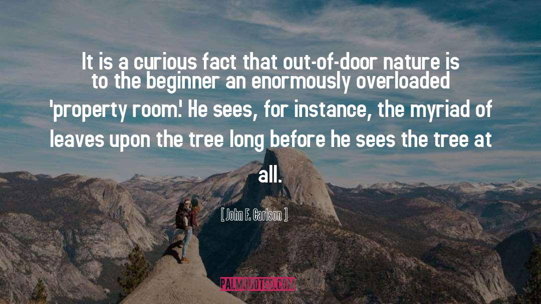 John F. Carlson Quotes: It is a curious fact