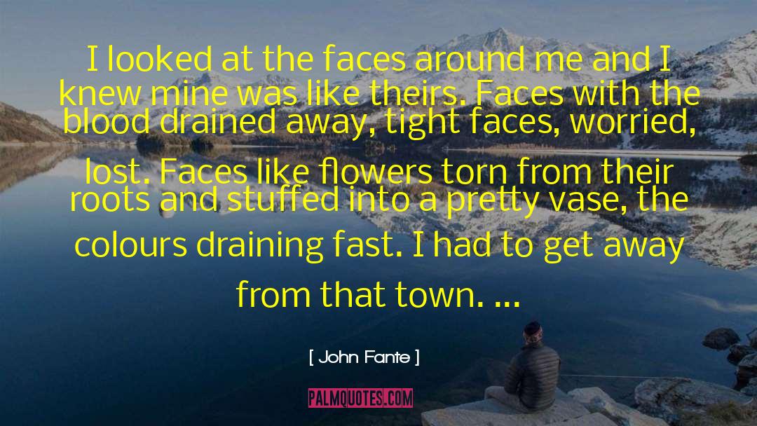 John Fante Quotes: I looked at the faces