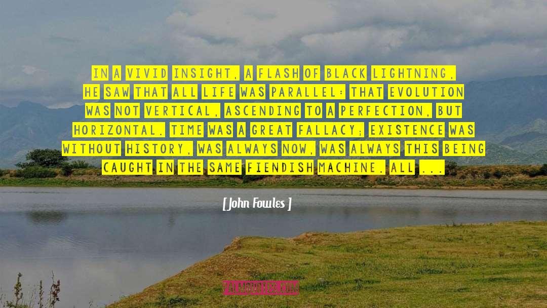 John Fowles Quotes: In a vivid insight, a