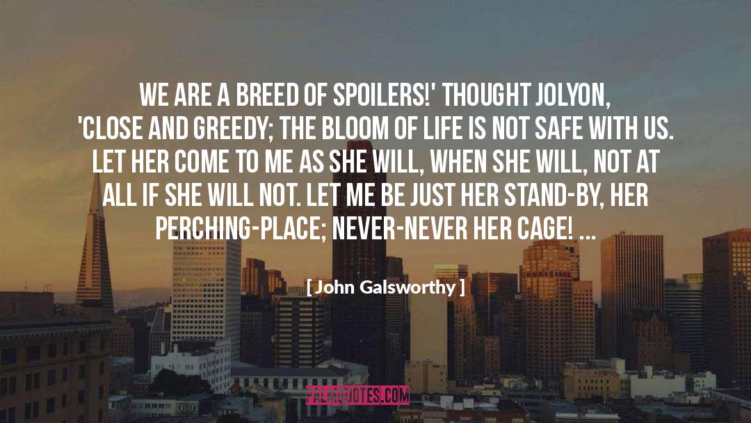 John Galsworthy Quotes: We are a breed of