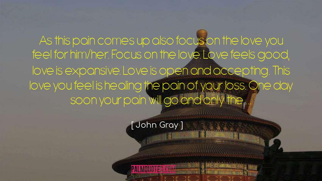 John Gray Quotes: As this pain comes up
