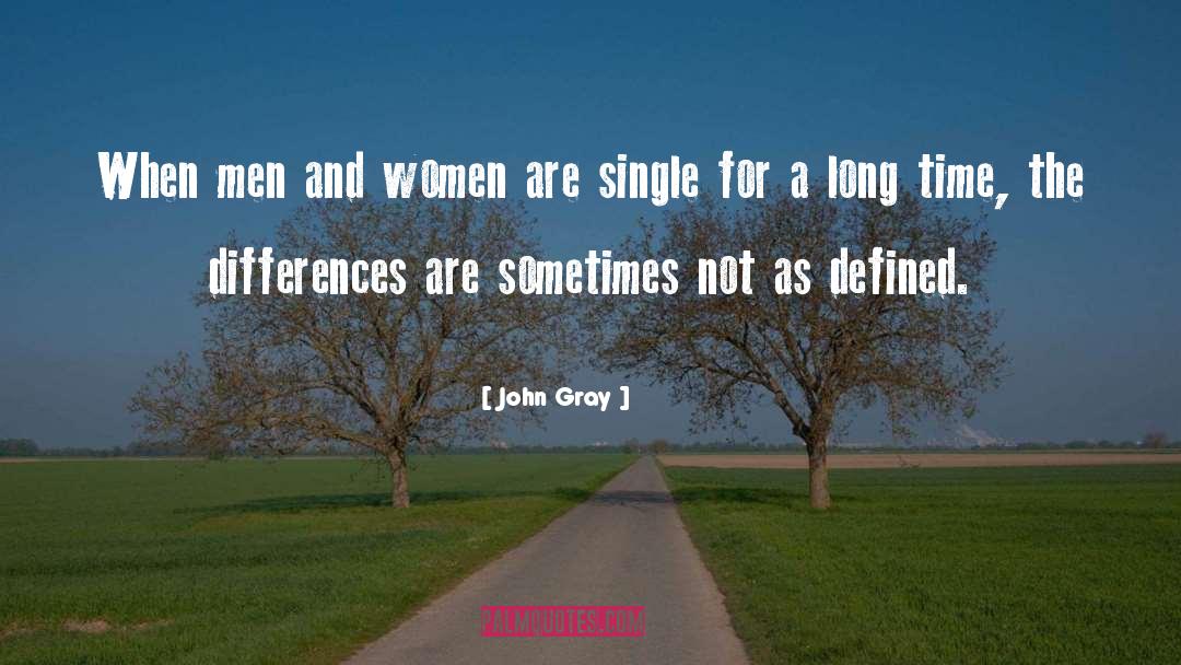 John Gray Quotes: When men and women are