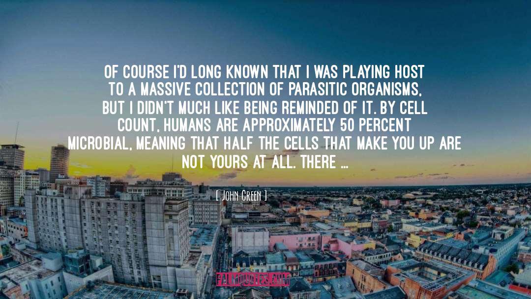 John Green Quotes: Of course I'd long known