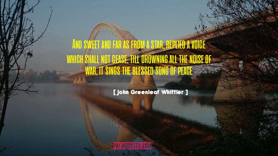 John Greenleaf Whittier Quotes: And sweet and far as