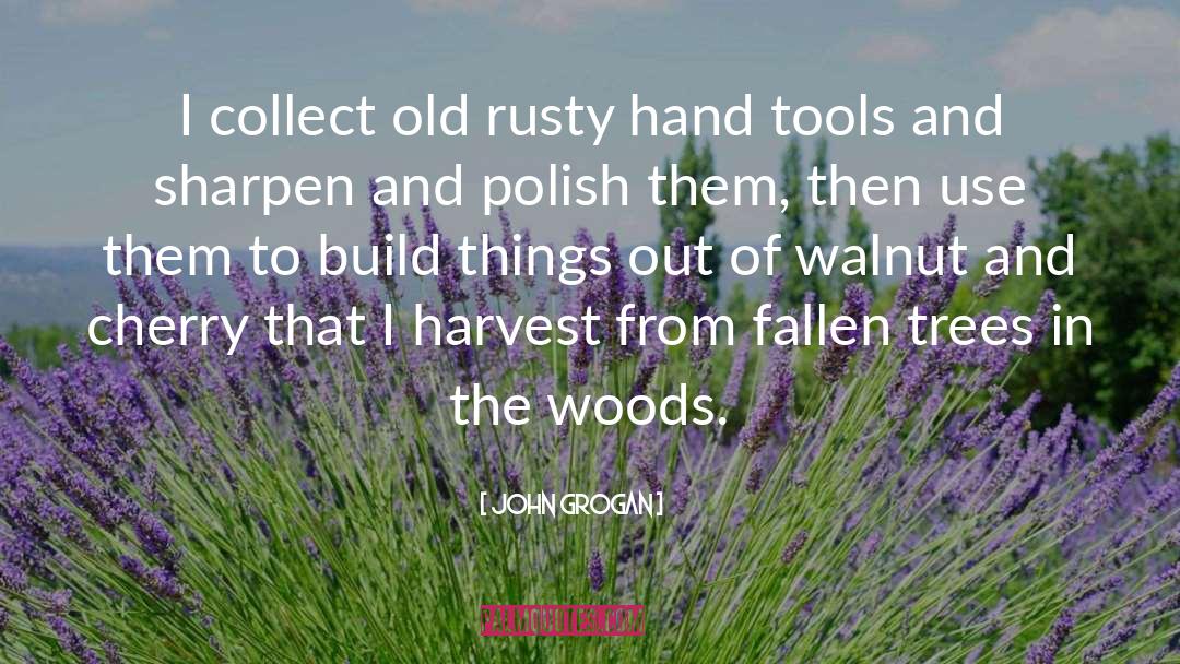 John Grogan Quotes: I collect old rusty hand