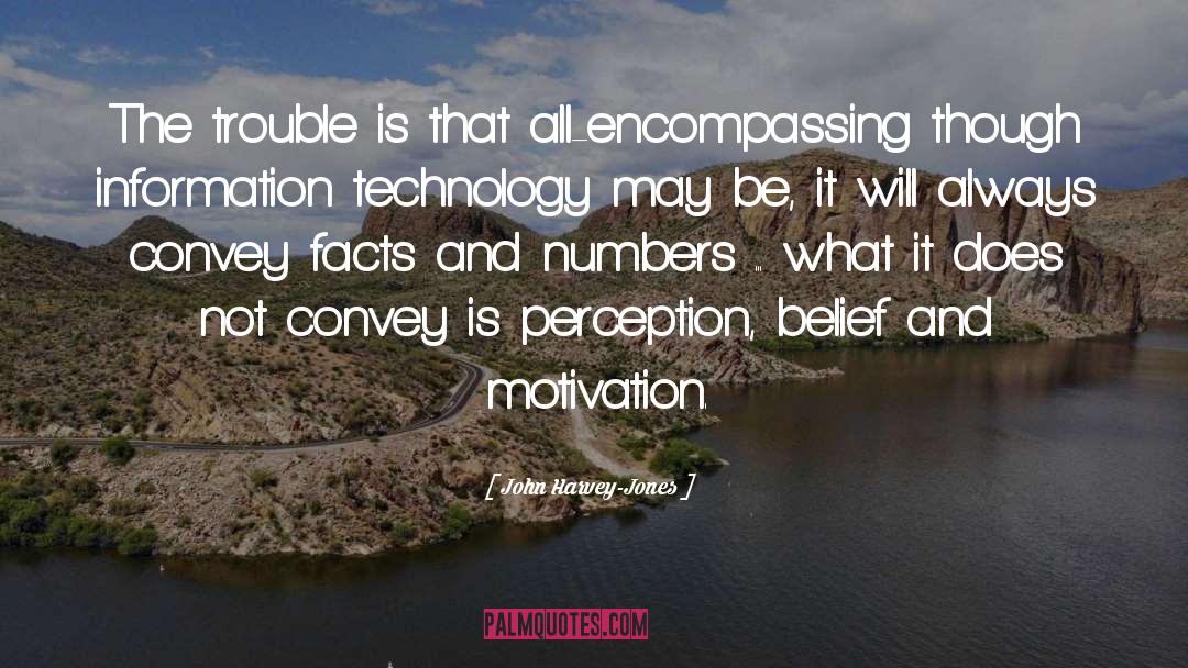John Harvey-Jones Quotes: The trouble is that all-encompassing
