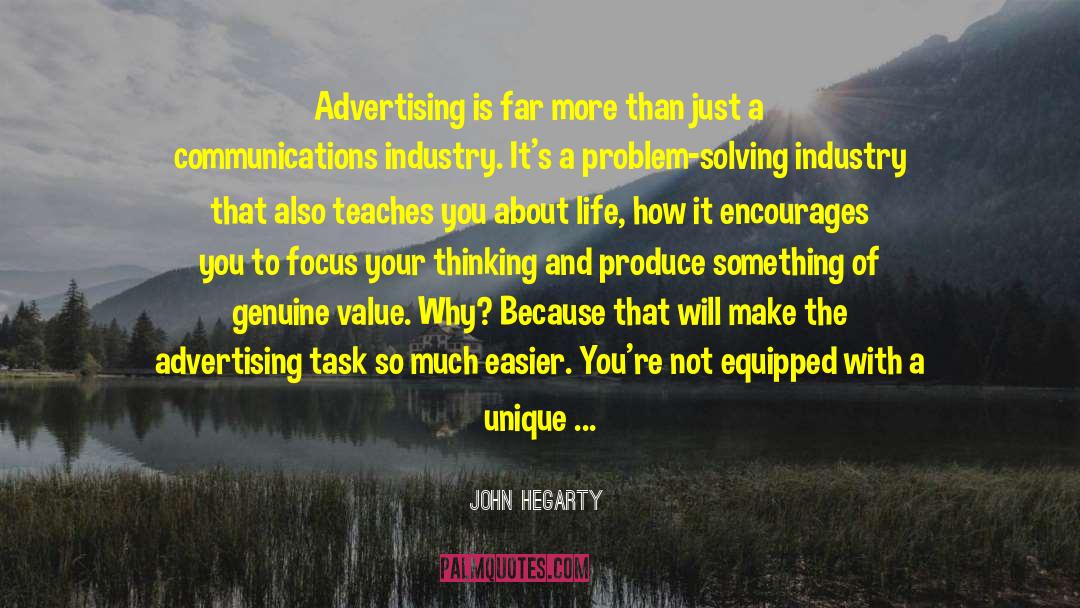 John Hegarty Quotes: Advertising is far more than