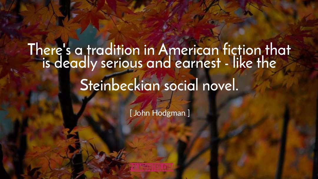 John Hodgman Quotes: There's a tradition in American