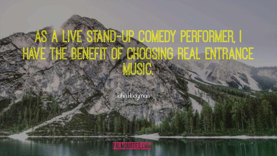 John Hodgman Quotes: As a live stand-up comedy