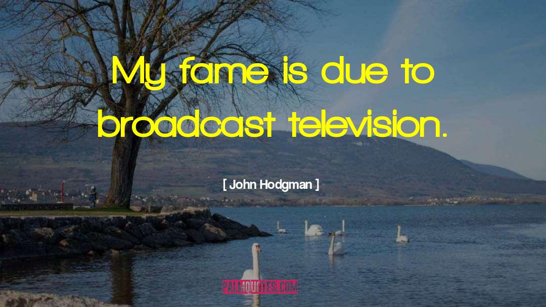 John Hodgman Quotes: My fame is due to
