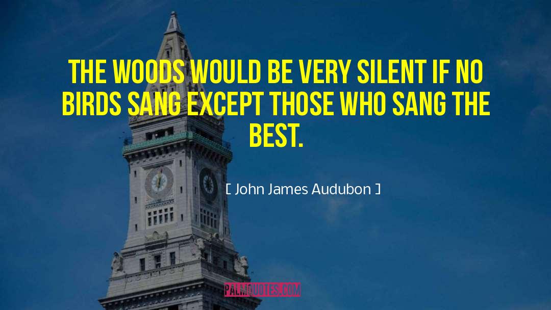 John James Audubon Quotes: The woods would be very