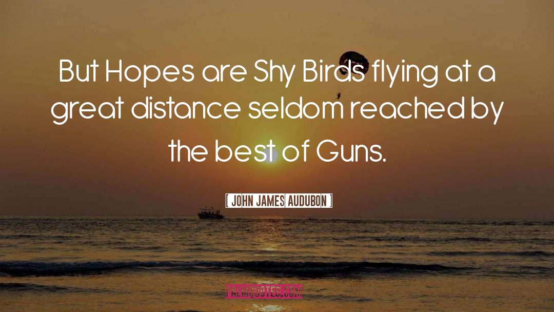 John James Audubon Quotes: But Hopes are Shy Birds