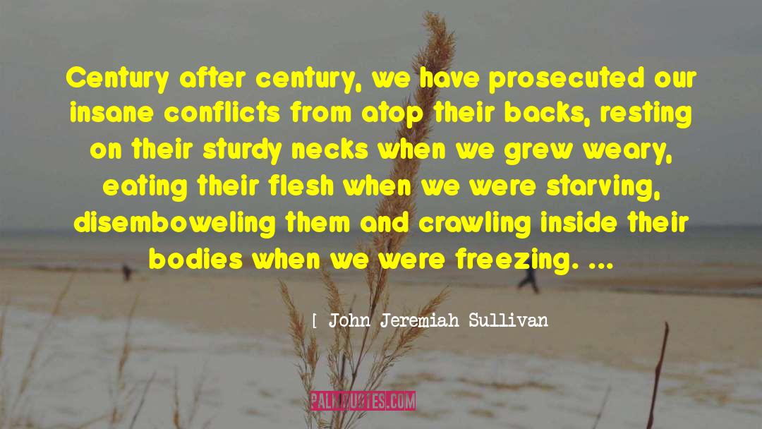 John Jeremiah Sullivan Quotes: Century after century, we have