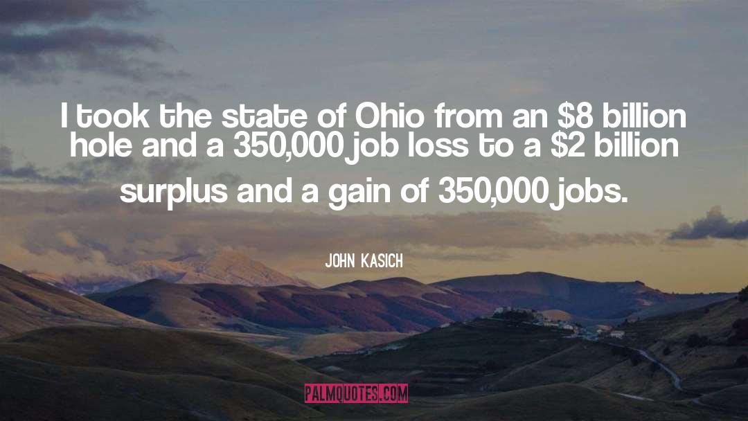 John Kasich Quotes: I took the state of