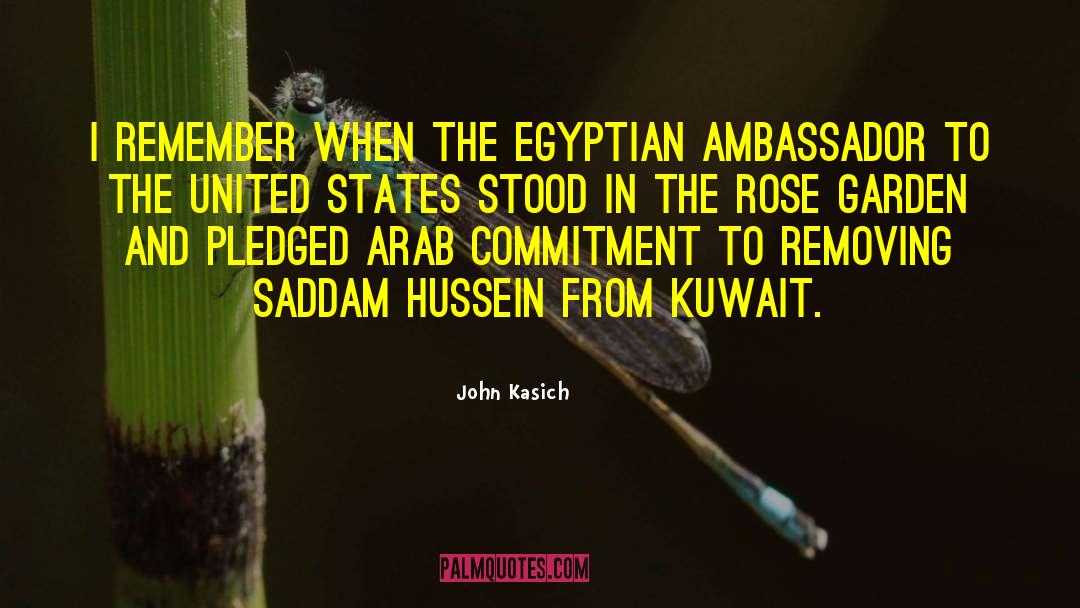John Kasich Quotes: I remember when the Egyptian