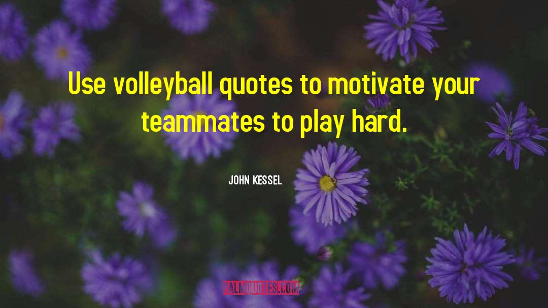 John Kessel Quotes: Use volleyball quotes to motivate