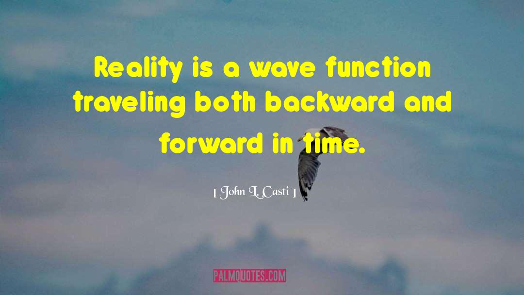 John L. Casti Quotes: Reality is a wave function