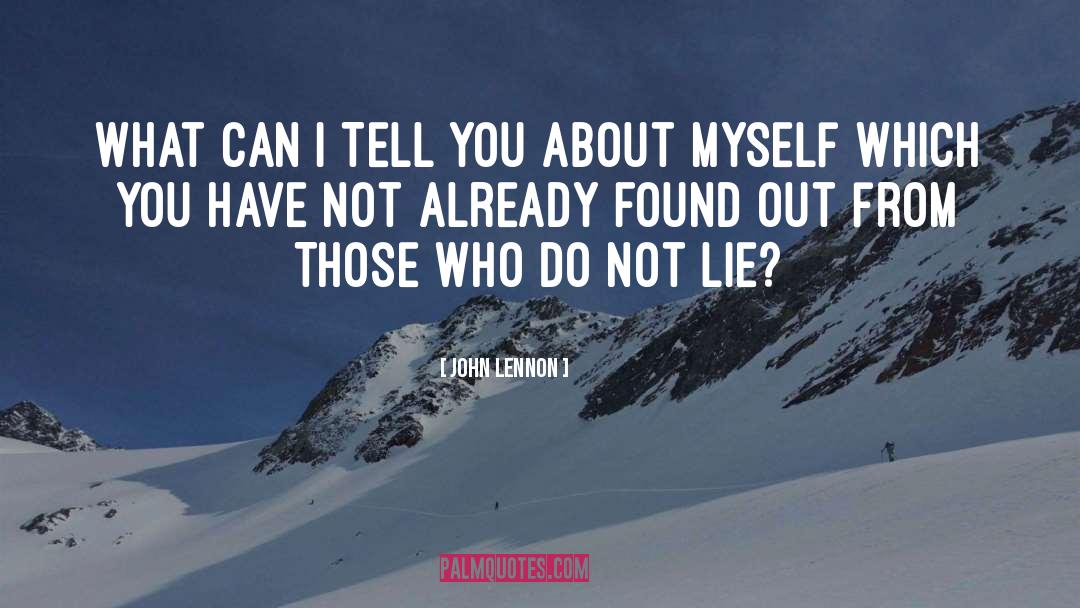John Lennon Quotes: What Can I Tell You