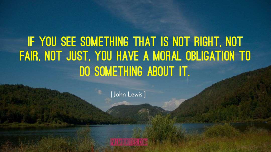 John Lewis Quotes: If you see something that
