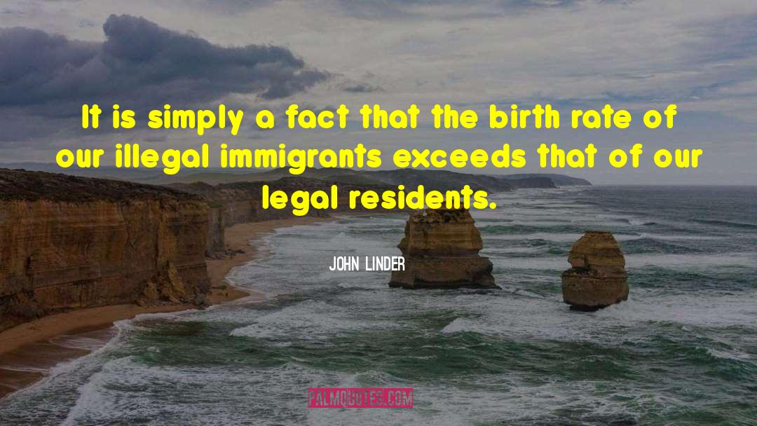 John Linder Quotes: It is simply a fact
