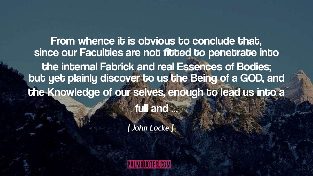 John Locke Quotes: From whence it is obvious