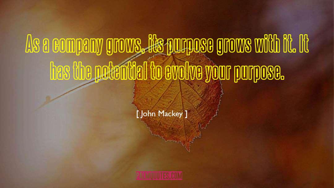 John Mackey Quotes: As a company grows, its