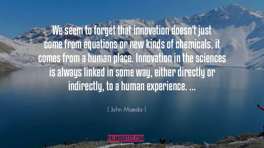 John Maeda Quotes: We seem to forget that