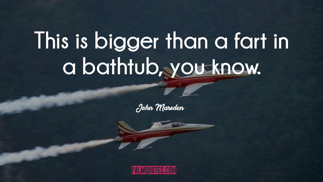 John Marsden Quotes: This is bigger than a