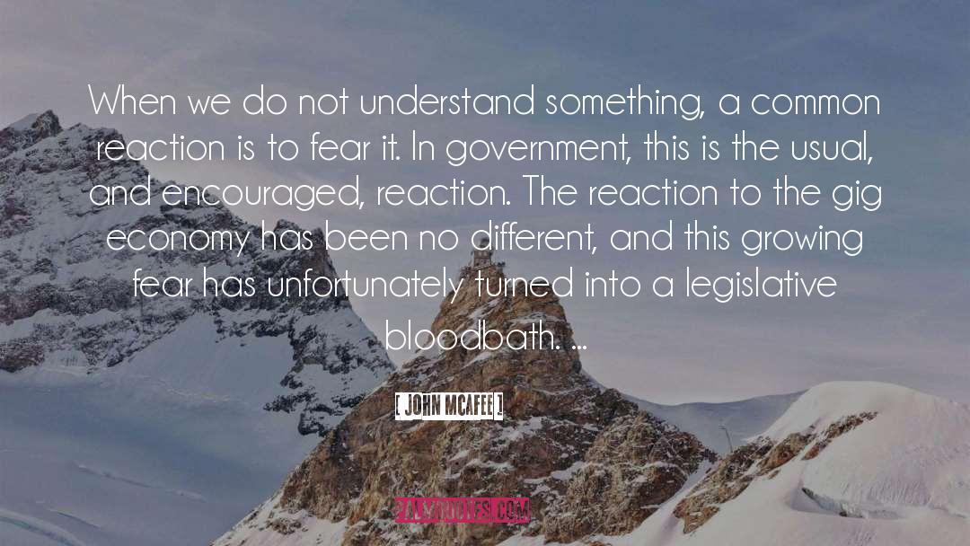 John McAfee Quotes: When we do not understand