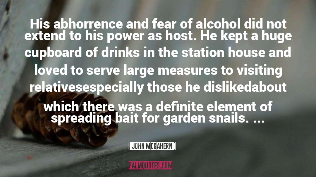 John McGahern Quotes: His abhorrence and fear of