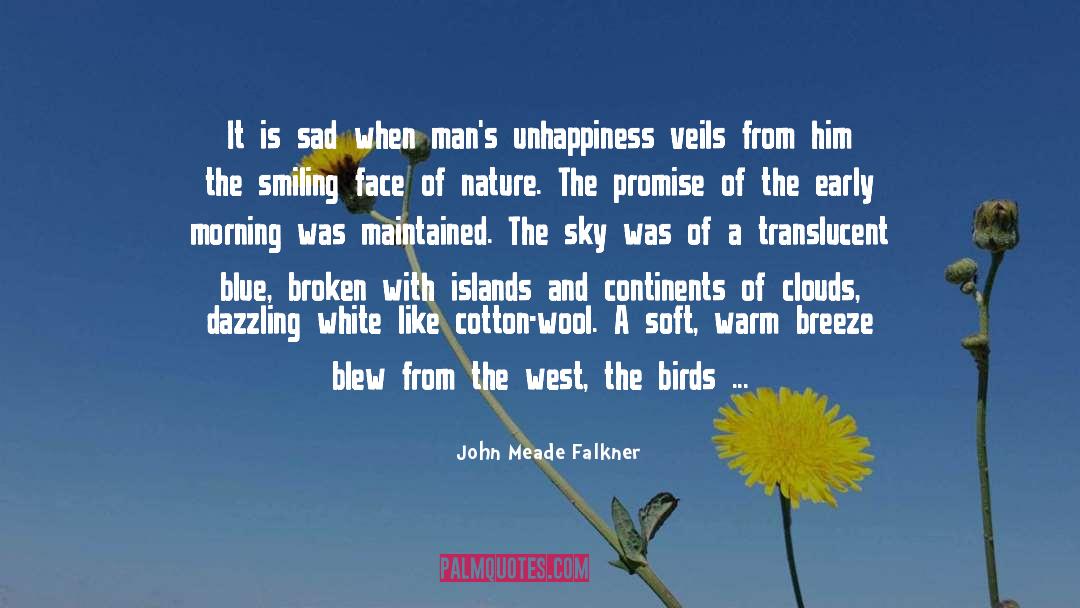 John Meade Falkner Quotes: It is sad when man's