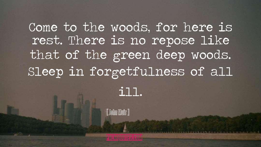 John Muir Quotes: Come to the woods, for