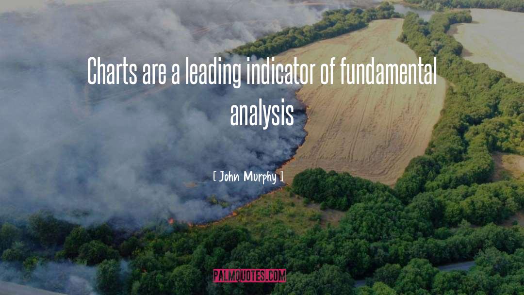 John Murphy Quotes: Charts are a leading indicator