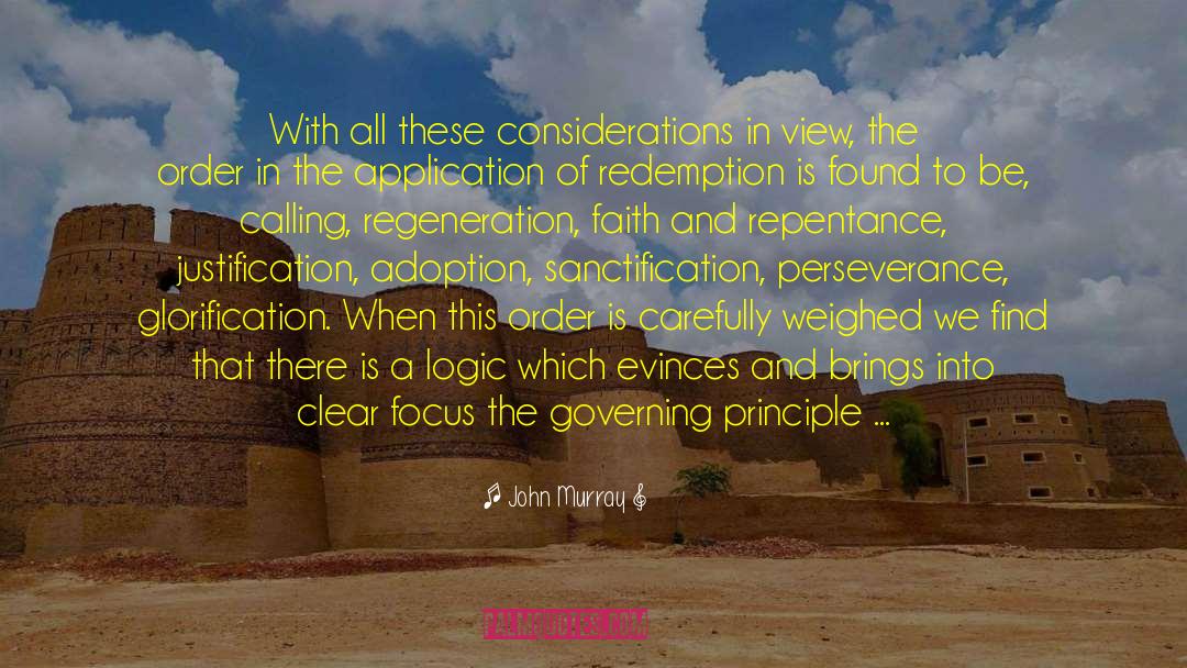 John  Murray Quotes: With all these considerations in