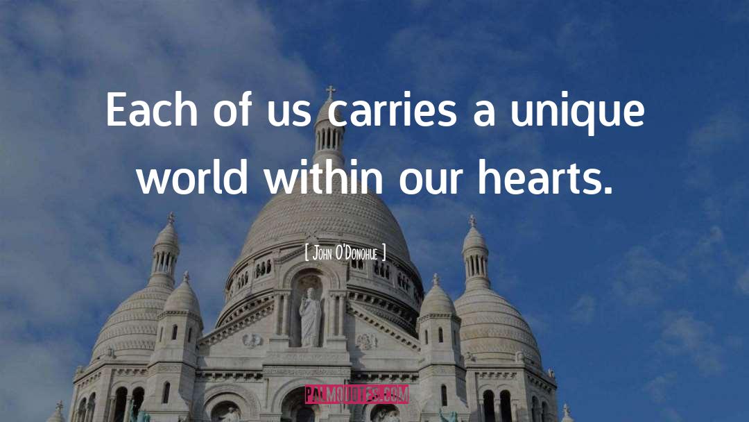 John O’Donohue Quotes: Each of us carries a