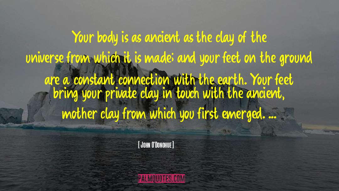 John O’Donohue Quotes: Your body is as ancient