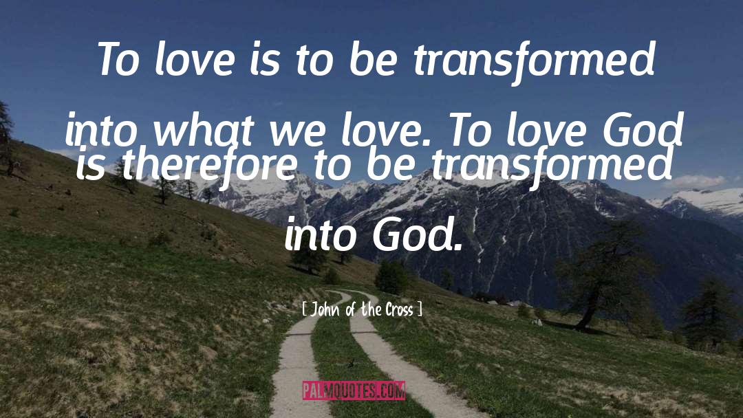 John Of The Cross Quotes: To love is to be