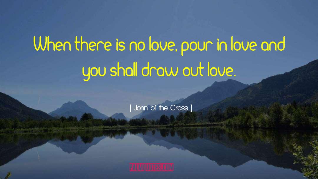 John Of The Cross Quotes: When there is no love,